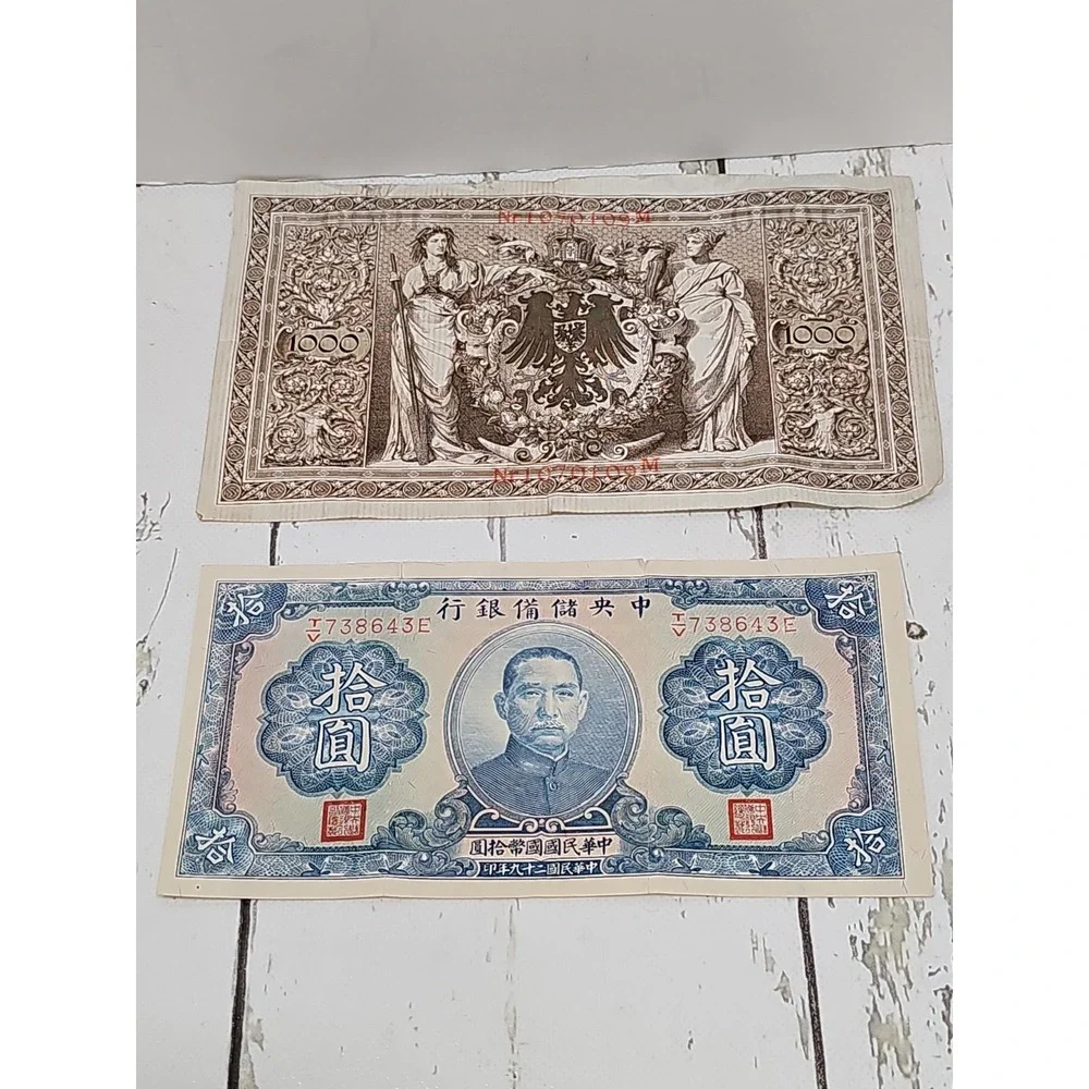 Lot Of Miscellaneous Bank Notes Early 1900s - Mid 1900s